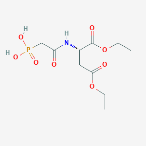 molecular formula C10H18NO8P B15439966 Diethyl N-(phosphonoacetyl)-L-aspartate CAS No. 76385-64-3