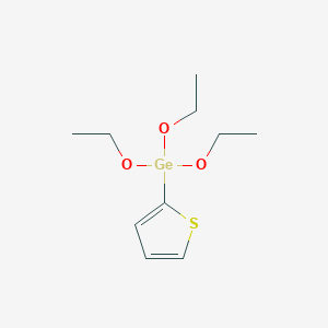 molecular formula C10H18GeO3S B15440105 Triethoxy(thiophen-2-yl)germane CAS No. 72517-68-1