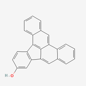 molecular formula C24H14O B15440183 7-Hydroxydibenzo(a,e)fluoranthene CAS No. 74339-99-4