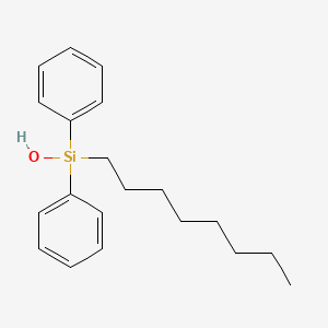 molecular formula C20H28OSi B15440282 Octyl(diphenyl)silanol CAS No. 76814-95-4