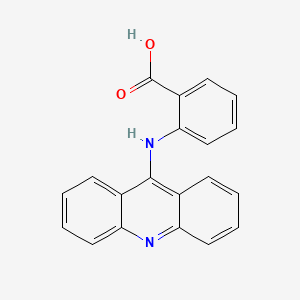 molecular formula C20H14N2O2 B15440290 2-(9-Acridinylamino)benzoic acid CAS No. 73655-55-7