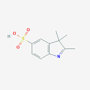molecular formula C11H13NO3S B154403 2,3,3-trimethyl-3H-indole-5-sulfonic acid CAS No. 132557-72-3