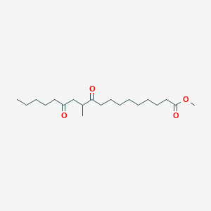 molecular formula C20H36O4 B15440345 Methyl 11-methyl-10,13-dioxooctadecanoate CAS No. 78030-05-4