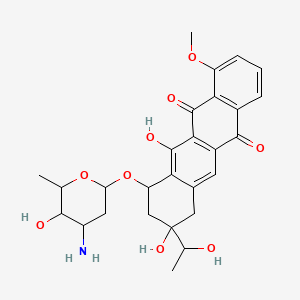 molecular formula C27H31NO9 B15440483 11-Deoxydaunomycinol CAS No. 71800-90-3