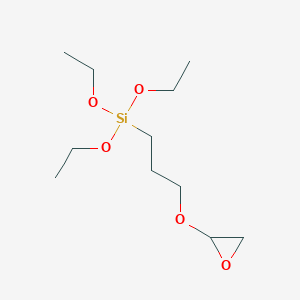 molecular formula C11H24O5Si B15440593 Triethoxy{3-[(oxiran-2-yl)oxy]propyl}silane CAS No. 75754-79-9