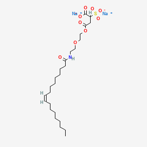 molecular formula C26H45NNa2O9S B15440730 Disodium oleamido diethylene glycol sulfosuccinate CAS No. 68227-80-5