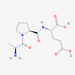 molecular formula C13H21N3O6 B15440793 Ala-Pro-Glu CAS No. 71190-92-6