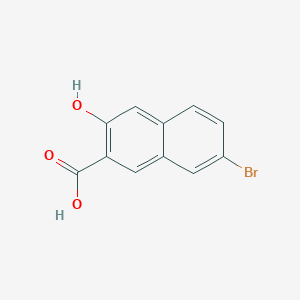 molecular formula C11H7BrO3 B154408 7-Bromo-3-hydroxy-2-naphthoic acid CAS No. 1779-11-9