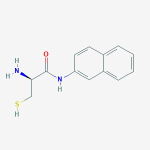 molecular formula C13H14N2OS B15440807 N-Naphthalen-2-yl-D-cysteinamide CAS No. 74875-68-6