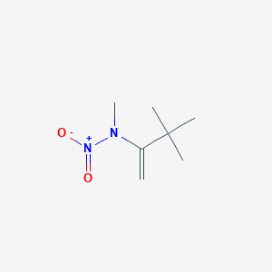 molecular formula C7H14N2O2 B15440947 N-(3,3-Dimethylbut-1-en-2-yl)-N-methylnitramide CAS No. 71607-04-0