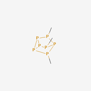 molecular formula C3H9P7 B15440976 Heptaphosphatricyclo(2.2.1.02,6)heptane, trimethyl- CAS No. 73324-75-1