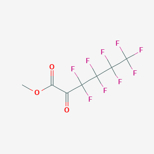molecular formula C7H3F9O3 B15441045 Methyl 3,3,4,4,5,5,6,6,6-nonafluoro-2-oxohexanoate CAS No. 74067-16-6