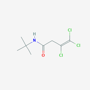 molecular formula C8H12Cl3NO B15441162 N-tert-Butyl-3,4,4-trichlorobut-3-enamide CAS No. 73880-31-6