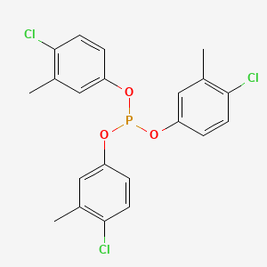 molecular formula C21H18Cl3O3P B15441180 tris(4-chloro-3-methylphenyl) phosphite CAS No. 71143-11-8