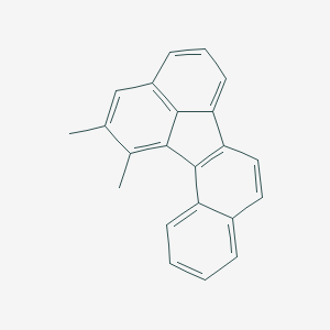 molecular formula C22H16 B15441199 1,2-Dimethylbenzo[j]fluoranthene CAS No. 73560-80-2