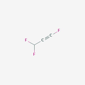 molecular formula C3HF3 B15441263 1,3,3-Trifluoroprop-1-yne CAS No. 66293-25-2