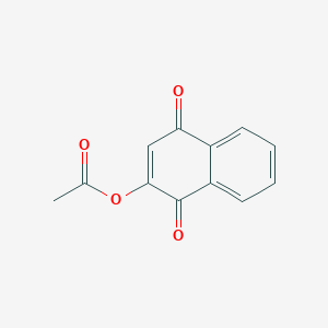 molecular formula C12H8O4 B154413 2-Acetoxy-1,4-naphthoquinone CAS No. 1785-65-5