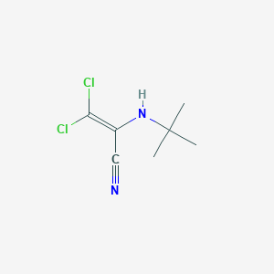 molecular formula C7H10Cl2N2 B15441329 2-(tert-Butylamino)-3,3-dichloroprop-2-enenitrile CAS No. 65785-77-5