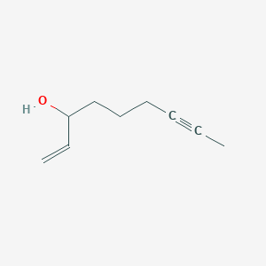 molecular formula C9H14O B15441378 Non-1-EN-7-YN-3-OL CAS No. 66927-84-2