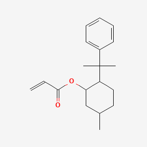 molecular formula C19H26O2 B15441465 Acrylic acid, [5-methyl-2-(1-methyl-1-phenylethyl)-1-cyclohexyl] ester CAS No. 72526-00-2