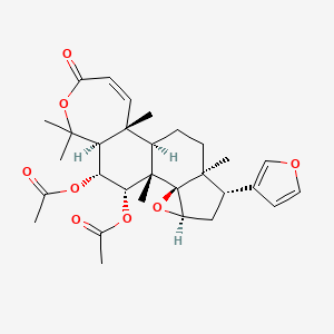 molecular formula C30H38O8 B15441478 Surenin CAS No. 73410-23-8