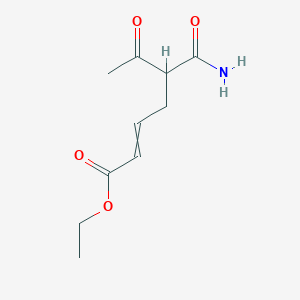 molecular formula C10H15NO4 B15441496 Ethyl 5-carbamoyl-6-oxohept-2-enoate CAS No. 65716-73-6