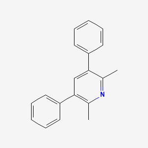 molecular formula C19H17N B15441524 2,6-Dimethyl-3,5-diphenylpyridine CAS No. 65907-81-5
