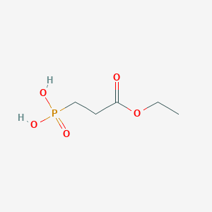 molecular formula C5H11O5P B15441540 (3-Ethoxy-3-oxopropyl)phosphonic acid CAS No. 72563-46-3