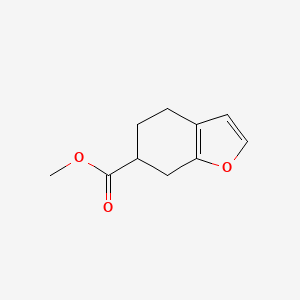 molecular formula C10H12O3 B15441562 Methyl 4,5,6,7-tetrahydro-1-benzofuran-6-carboxylate CAS No. 73568-02-2
