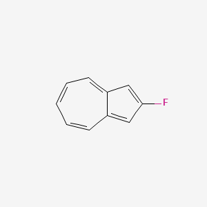 molecular formula C10H7F B15441610 2-Fluoroazulene CAS No. 67949-58-0
