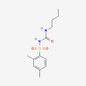 molecular formula C13H20N2O3S B15441682 Benzenesulfonamide, N-((butylamino)carbonyl)-2,4-dimethyl- CAS No. 68499-49-0