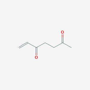 molecular formula C7H10O2 B15441688 6-Heptene-2,5-dione CAS No. 70353-50-3