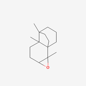 molecular formula C15H24O B15441708 2H-4,7a-Ethanonaphth[1,2-b]oxirene, octahydro-3a,4,7b-trimethyl- CAS No. 67919-67-9