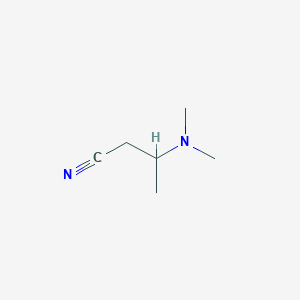 molecular formula C6H12N2 B15441800 3-(Dimethylamino)butanenitrile CAS No. 71983-38-5