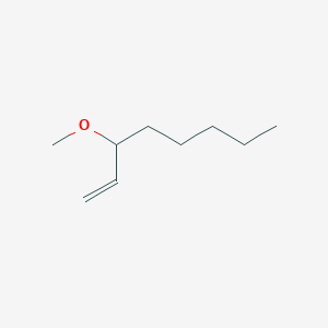molecular formula C9H18O B15441813 3-Methoxyoct-1-ene CAS No. 69873-57-0
