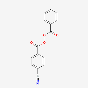 molecular formula C15H9NO4 B15441822 Benzoyl 4-cyanobenzenecarboperoxoate CAS No. 65910-25-0
