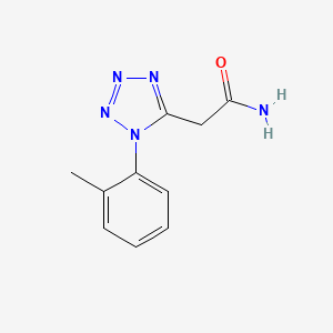 molecular formula C10H11N5O B15441843 N-(2-Methylphenyl)-1H-tetrazole-5-acetamide CAS No. 70786-28-6