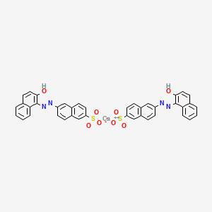 molecular formula C40H26CaN4O8S2 B15441909 calcium;6-[(2-hydroxynaphthalen-1-yl)diazenyl]naphthalene-2-sulfonate CAS No. 73612-32-5