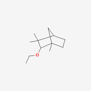molecular formula C12H22O B15441918 Bicyclo(2.2.1)heptane, 2-ethoxy-1,3,3-trimethyl- CAS No. 67800-86-6