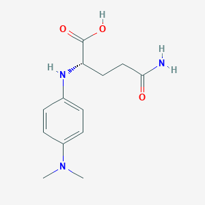 molecular formula C13H19N3O3 B15442006 N~2~-[4-(Dimethylamino)phenyl]-L-glutamine CAS No. 65540-58-1