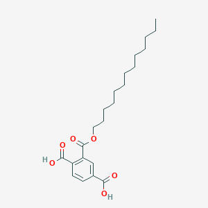 molecular formula C22H32O6 B15442053 Monotridecyl trimellitate CAS No. 68109-64-8