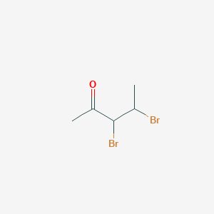 molecular formula C5H8Br2O B15442115 3,4-Dibromopentan-2-one CAS No. 65304-40-7