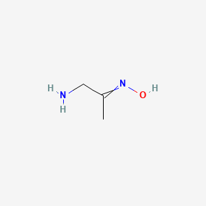 molecular formula C3H8N2O B15442266 N-(1-Aminopropan-2-ylidene)hydroxylamine CAS No. 65992-29-2