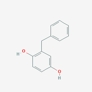 molecular formula C13H12O2 B154424 1,4-Benzenediol, 2-(phenylmethyl)- CAS No. 1706-73-6
