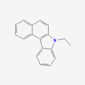 molecular formula C18H15N B15442414 7-Ethyl-7H-benzo[c]carbazole CAS No. 66014-28-6