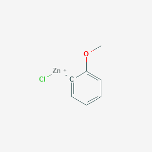 molecular formula C7H7ClOZn B15442523 Zinc, chloro(2-methoxyphenyl)- CAS No. 65344-84-5