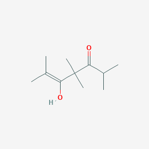 molecular formula C11H20O2 B15442556 5-Hydroxy-2,4,4,6-tetramethylhept-5-en-3-one CAS No. 65132-92-5
