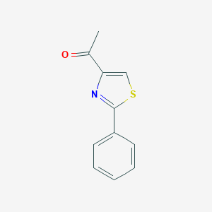 molecular formula C11H9NOS B154426 1-(2-Phenyl-1,3-thiazol-4-yl)ethan-1-one CAS No. 10045-52-0
