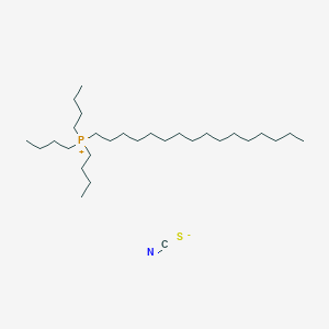molecular formula C29H60NPS B15442614 Tributyl(hexadecyl)phosphanium thiocyanate CAS No. 67047-78-3