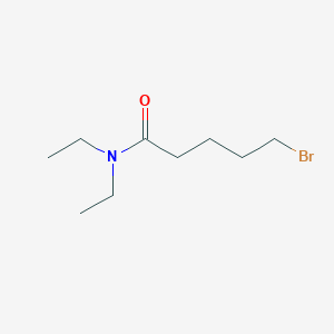 molecular formula C9H18BrNO B15442618 Pentanamide, 5-bromo-N,N-diethyl- CAS No. 65904-71-4